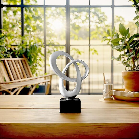 Dosker Knot Mobius Stripe Modern Abstract Sculpture for Home Decor Coffee Table - Picture 4 of 6